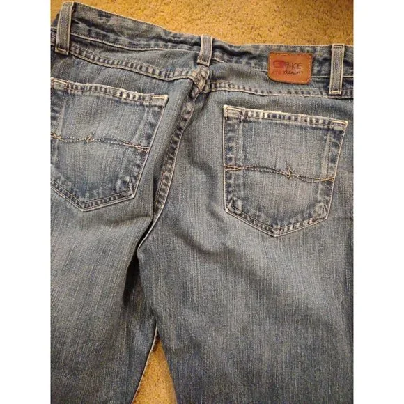 Womens BKE Denim Cut Off Blue Jeans All Cotton Stretch Waist 30 In Inseam 29 In - Picture 12 of 12